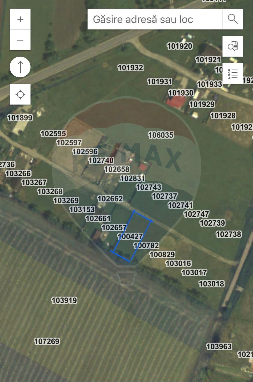 Land 597sqm Bod / Strada Garii