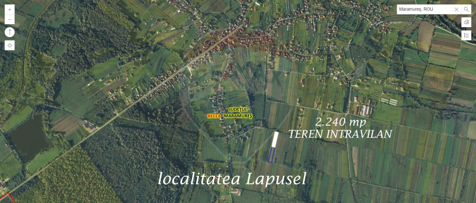 LAPUSEL - DE VANZARE - TEREN IINTRAVILAN