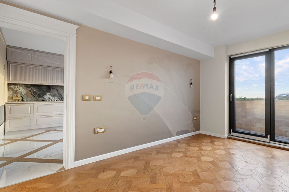 Penthouse unic pe două niveluri - saună și bucătărie exterioară