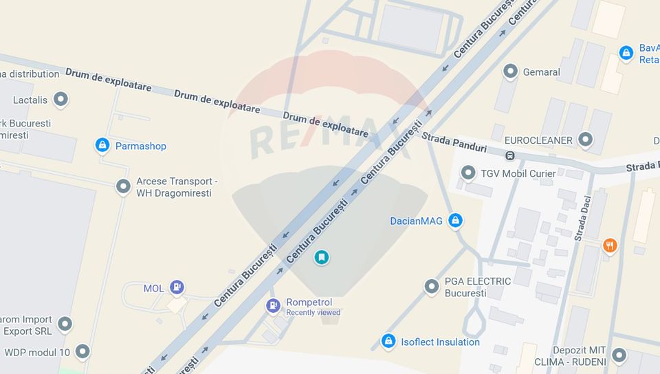 De vanzare | Teren industrial POT 60% CUT 9 | Centura Chitila Rudeni