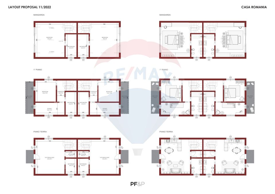 Duplex spațios – oportunitate pentru dezvoltatori sau două familii