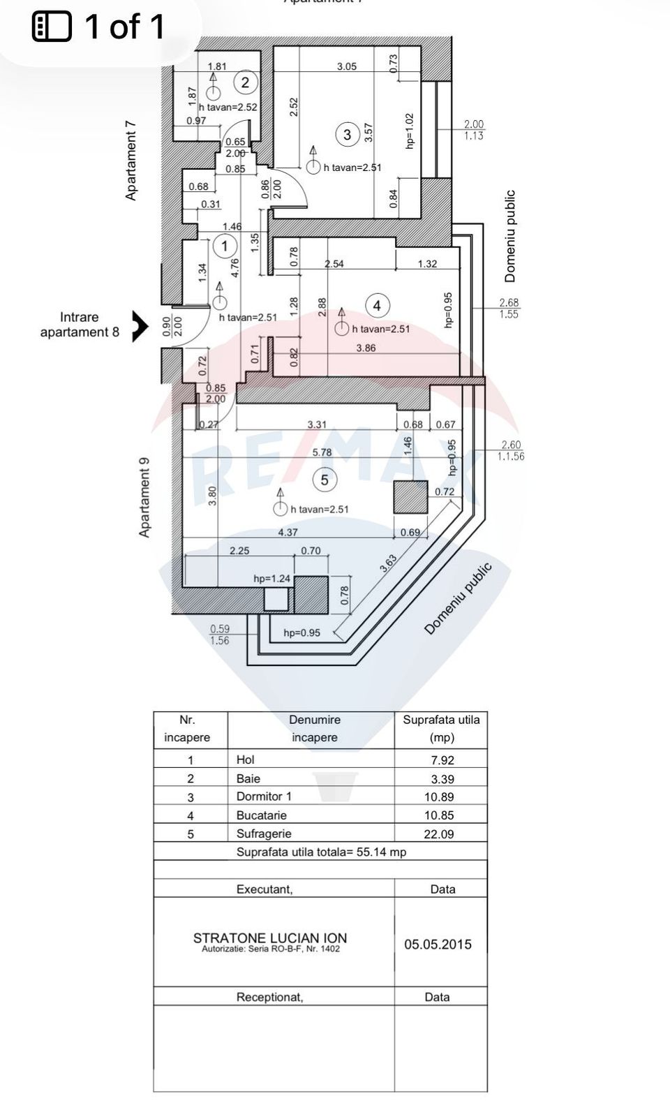 Apartament 2 camere de inchiriat  Aviatiei / Smaranda Braescu