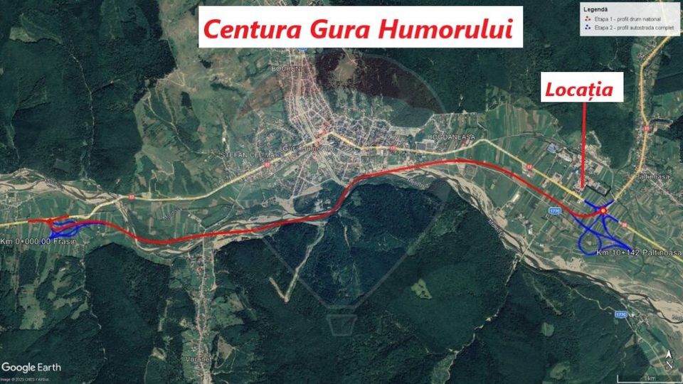 Hală industrială cu birouri si teren Gura Humorului