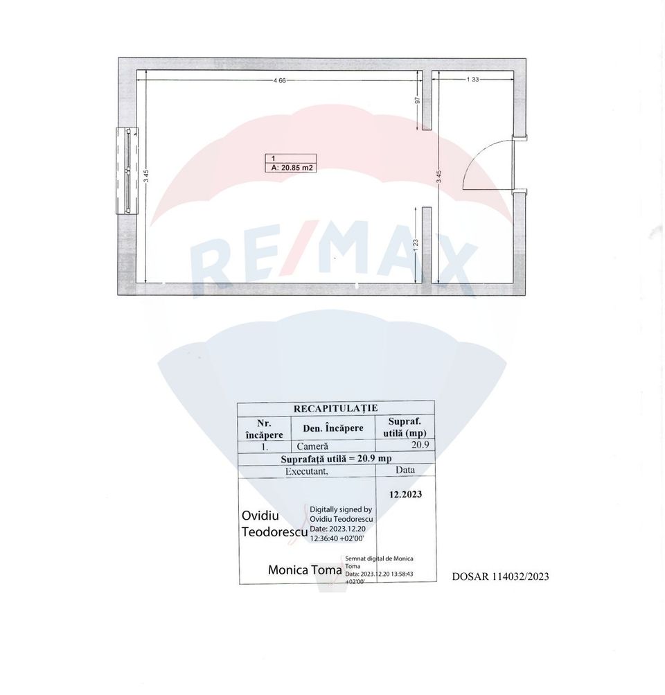 Garsoniera renovata de vanzare strada Mizil zona Trapezului Salajan