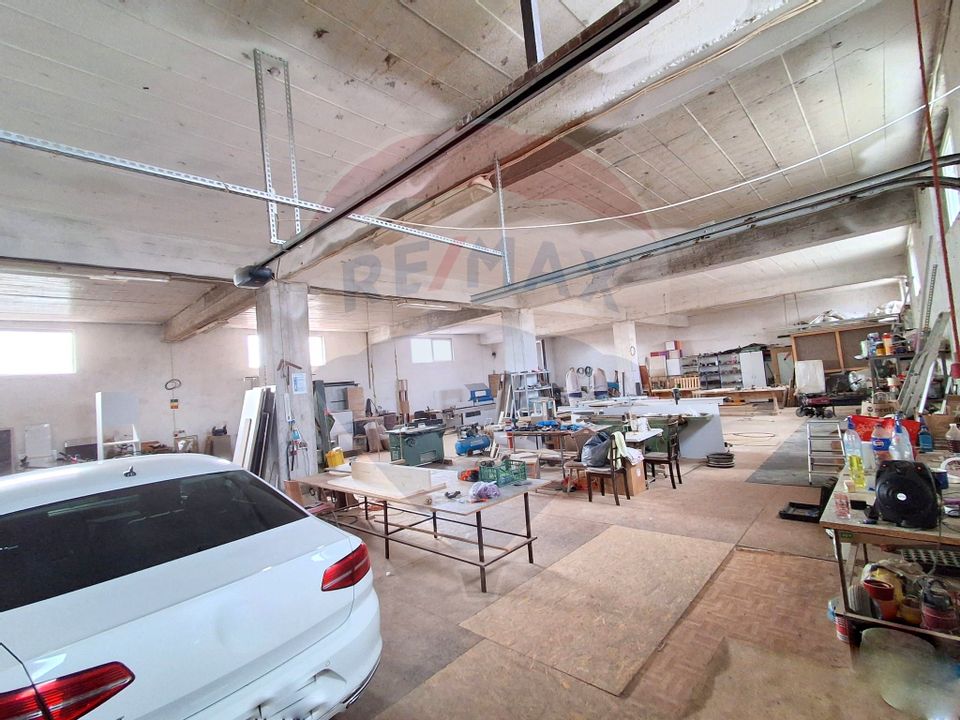 Hală producție depozitare spațiu rezidențial | Teren 4586 mp