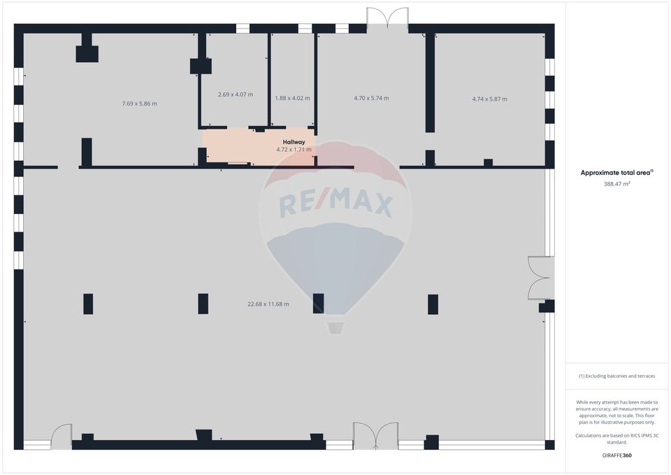 Spatiu comercial 397 mp, zona Tudor Vladimirescu