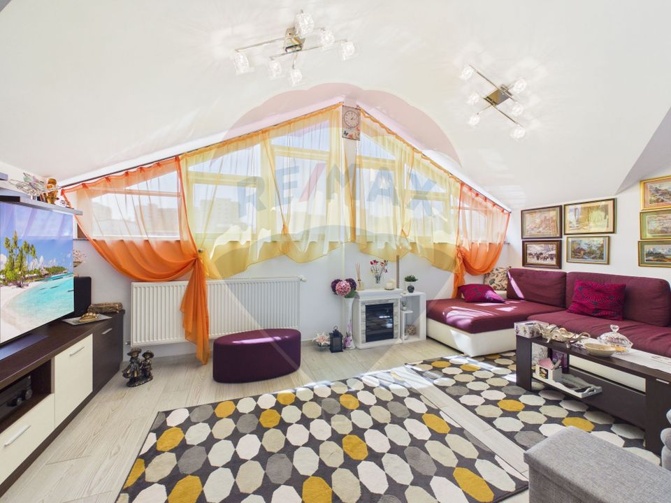 3-room apartment with beautiful attic in Doamna Ghica area