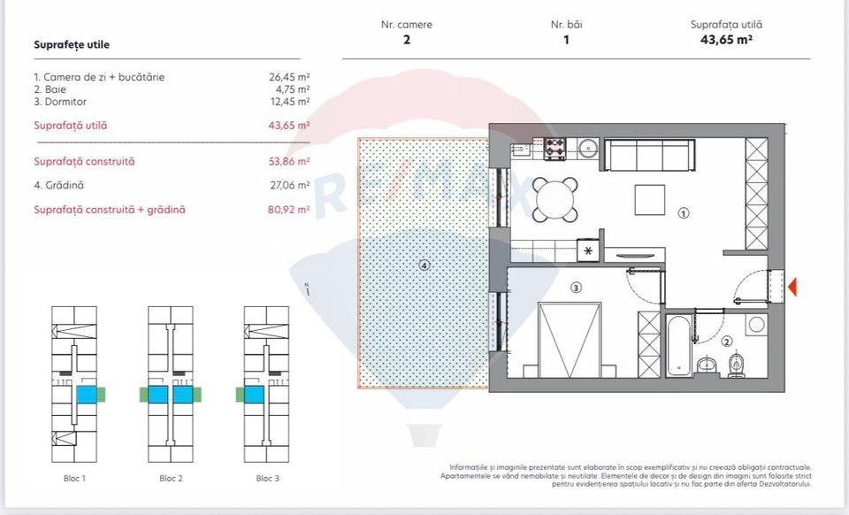 2 room Apartment for sale, Theodor Pallady area