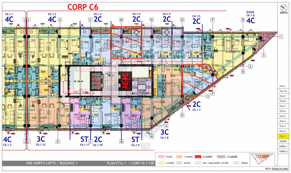 Apartament luminos in ONE NORTH LOFTS - Pipera, gata de mutare