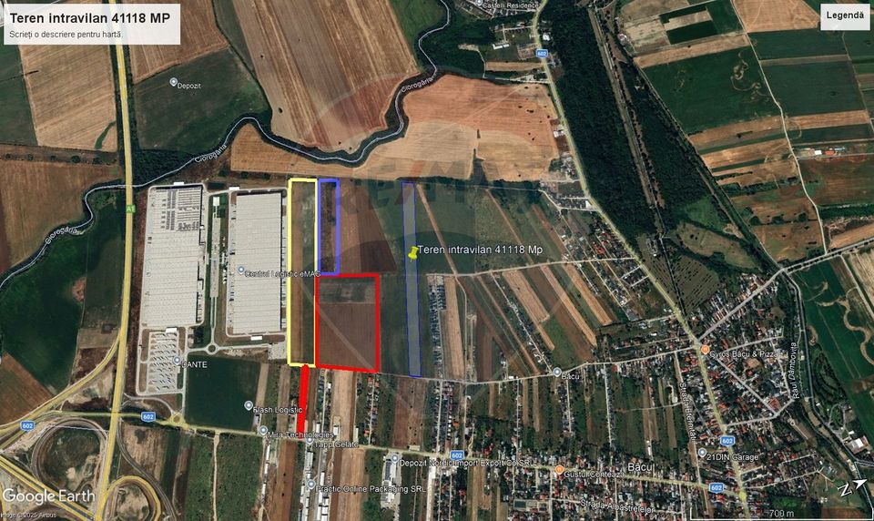 Land 41,118sqm Bacu / Strada Teilor