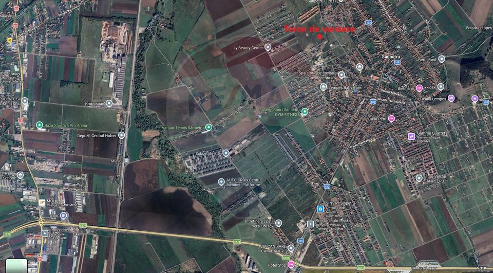 Teren Sanpetru, str Armoniei, 539mp, cu proiect casa si avize in lucru