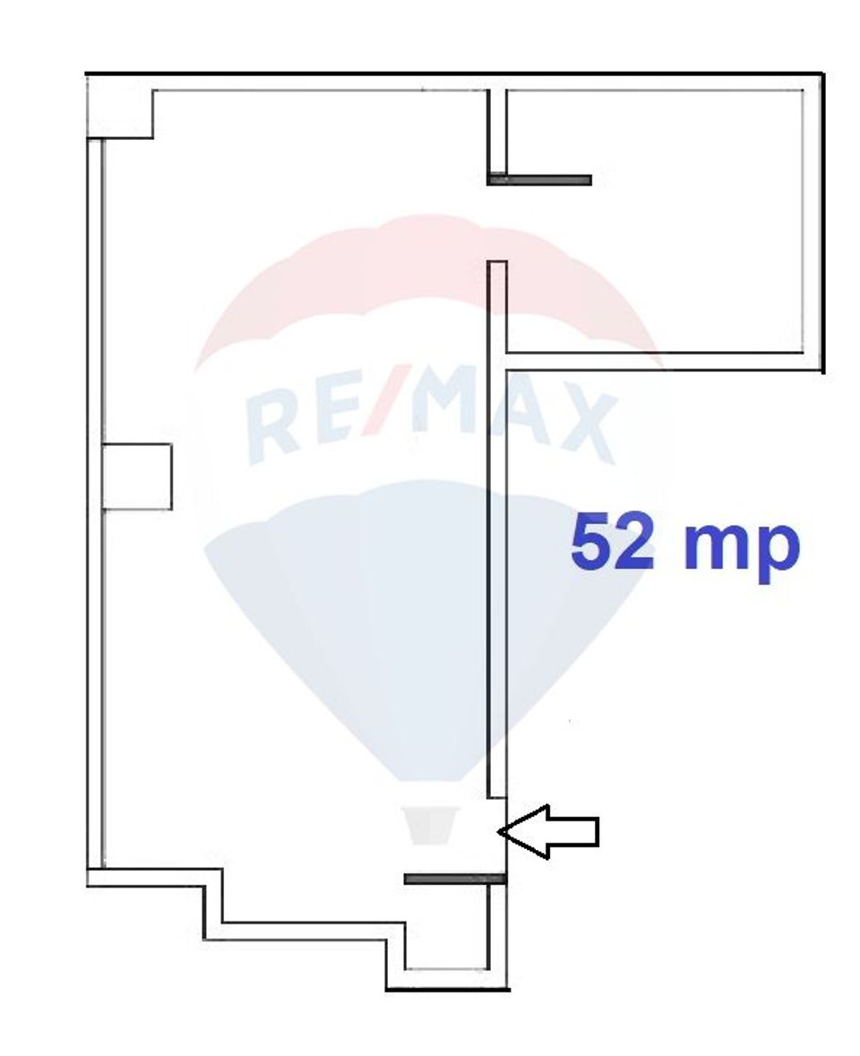 52sq.m Office Space for rent, Ultracentral area