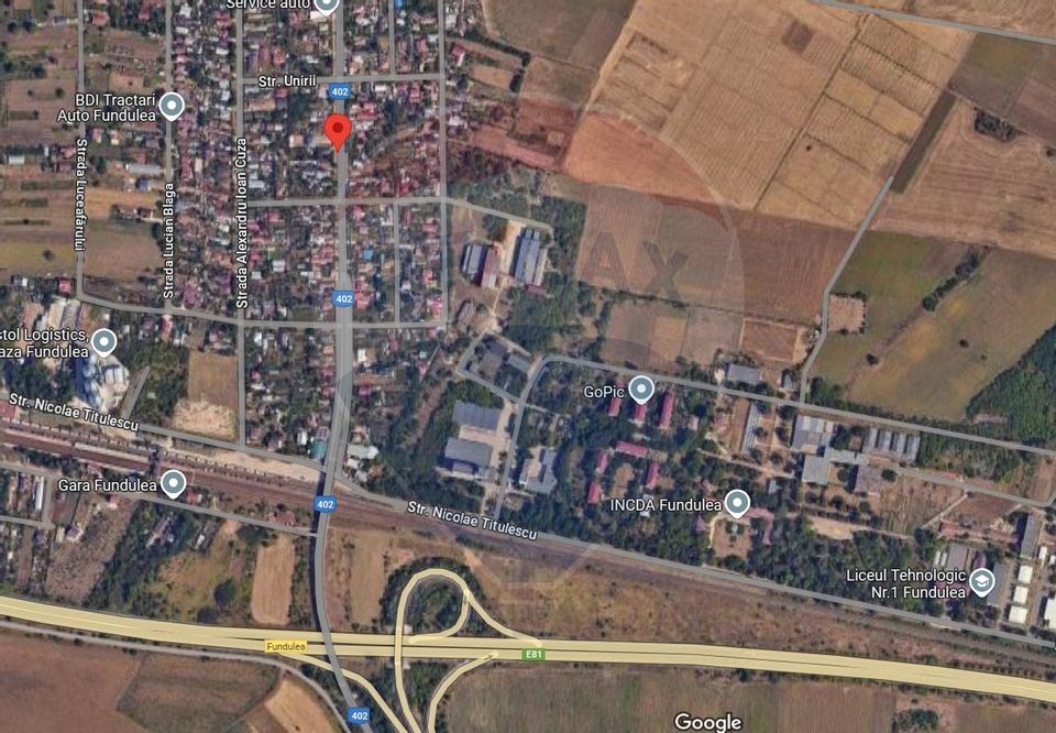 Fundulea House - land 974 sqm - Sun Highway