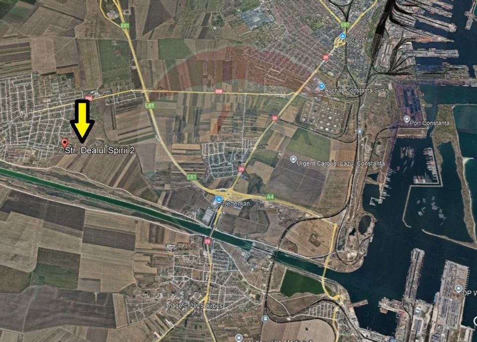 Teren intravilan de vanzare Cumpana  Strada DEALUL SPIRII Constanța