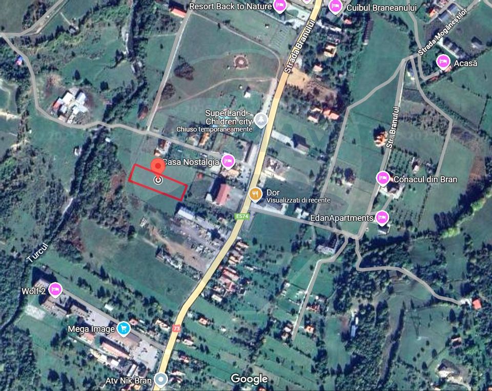 Land 4,138sqm Zarnesti / Soseaua Branului