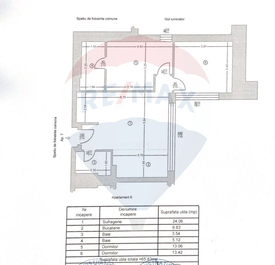 Apartament cu 3 camere de vanzare complex  Rasarit De Soare, Titan