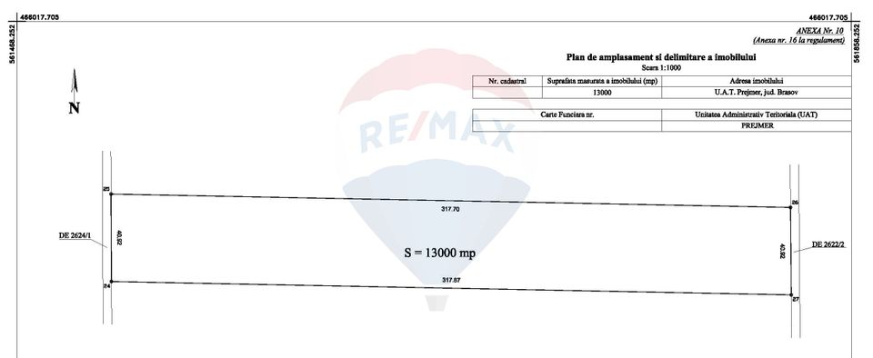 Teren extravilan Prejmer 13000mp
