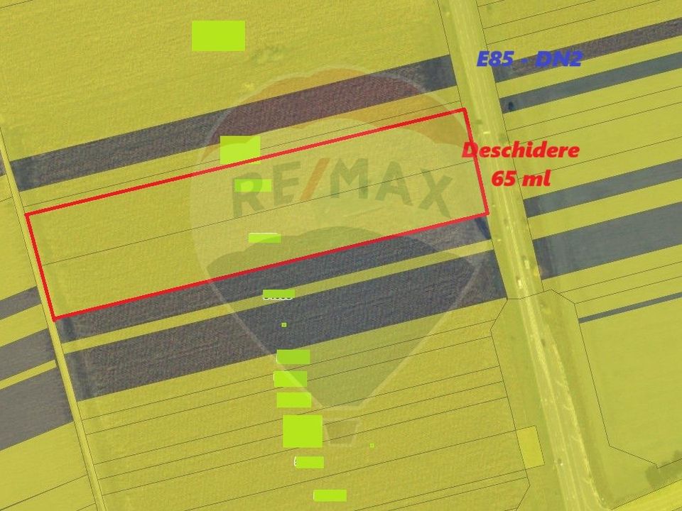 Teren intravilan 18.000 mp Nord Roman la E85