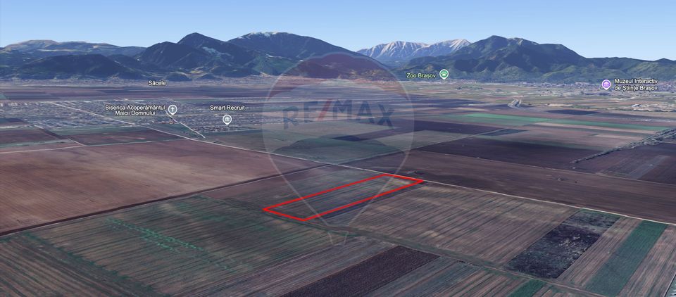 Teren extravilan de vânzare – 6.500 mp, Hărman,  Brașov