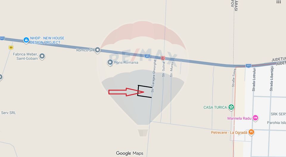 Teren de vanzare,  suprafata 1001 mp, Branesti,  lfov