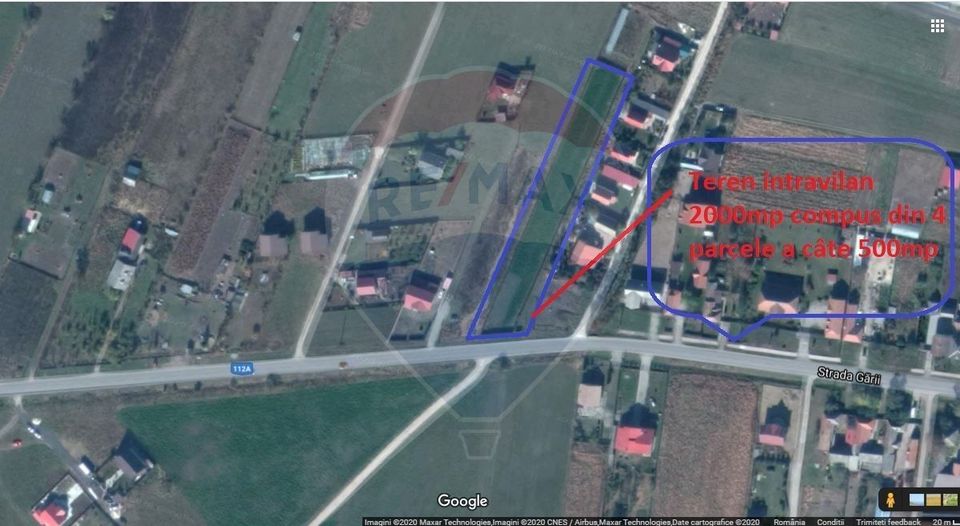 Teren 978mp Bod / Strada Garii