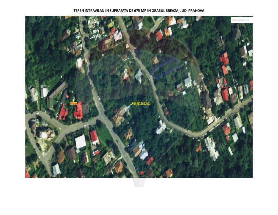 Land 675sqm Breaza / Strada Garii