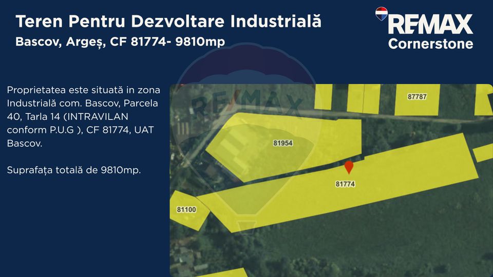Land 9,810sqm Bascov / Calea Parcela
