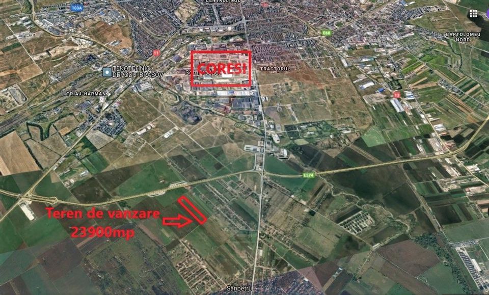 Teren Sânpetru-Str Sf Andrei 7100mp