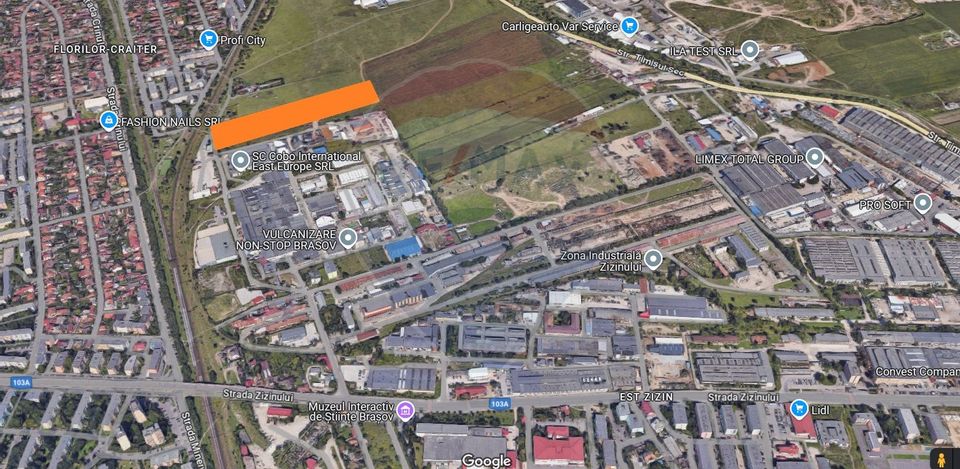 Land for sale, Uzina 2 Industrial Area, Brasov