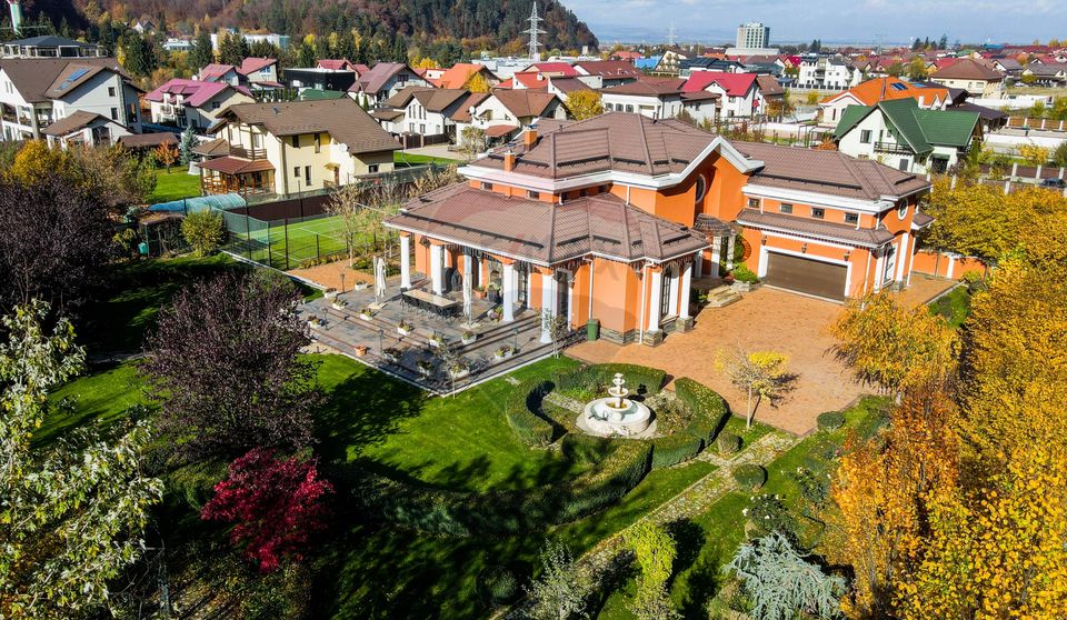 Bijuterie arhitecturală unică | teren de tenis | finisaje premium