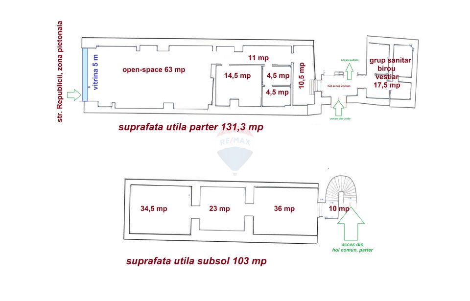 Inchiriere spatiu comercial, Brasov, zona pietonala, Centrul Istoric