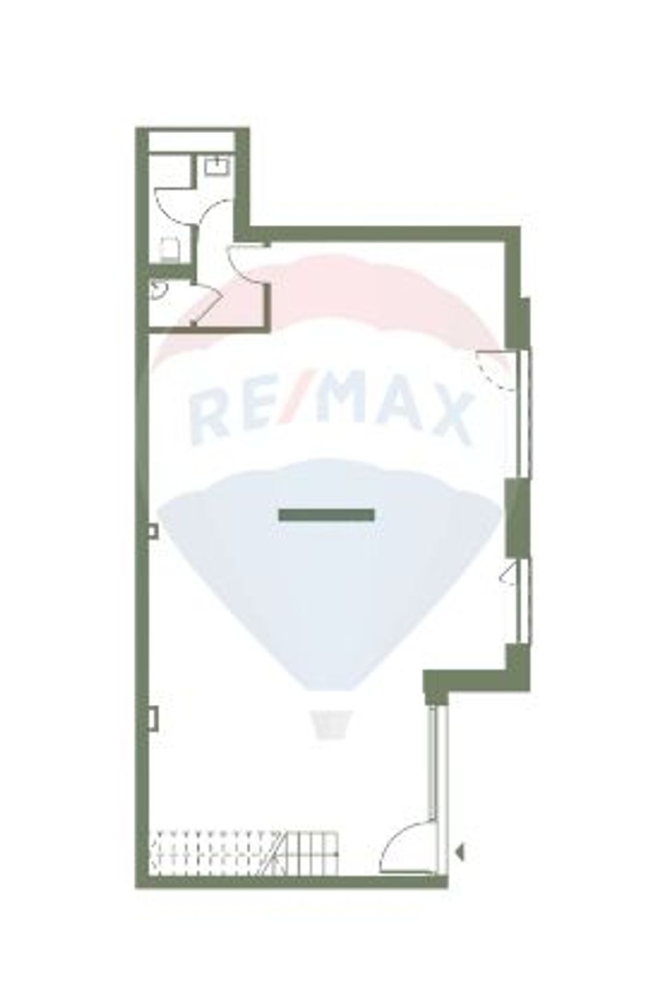 163.3sq.m Commercial Space for rent, Gara area