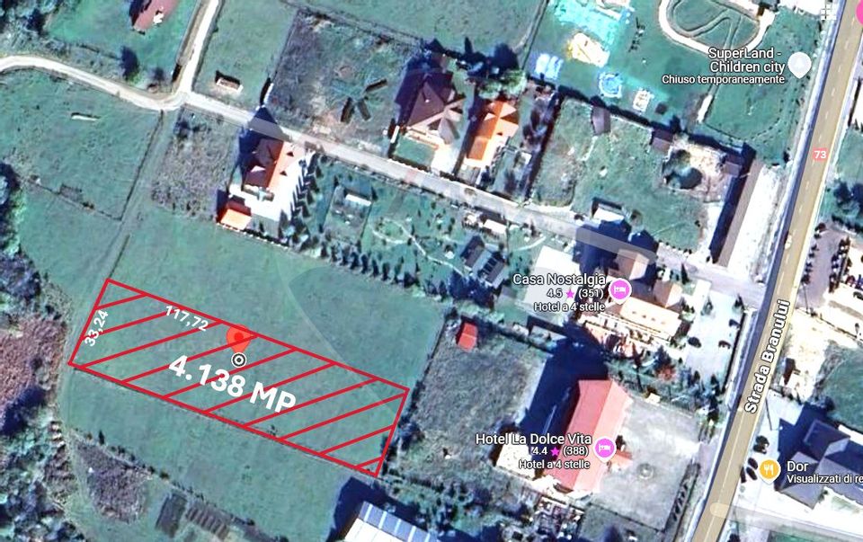 Land 4,138sqm Zarnesti / Soseaua Branului