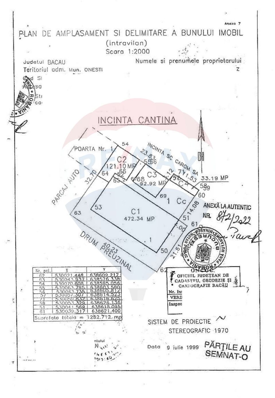 Spatiu comercial in Onesti de vanzare