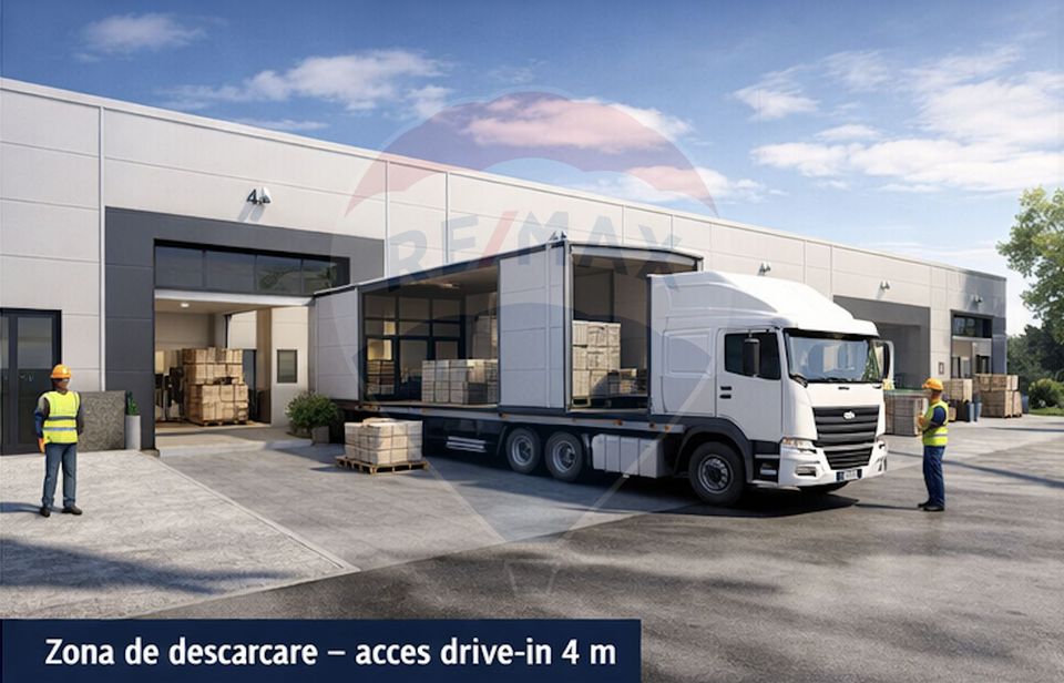 Hale industriale noi de inchiriat – spatii modulare 100–560 mp