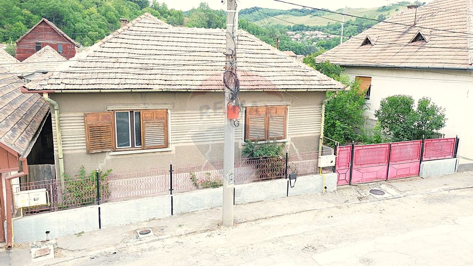 Casă pe un nivel in Medias, teren 533 mp, curte dreapta
