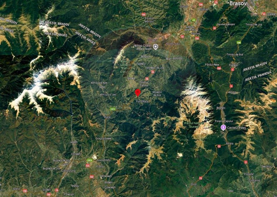 Teren la inaltime, 1034mp, Fundata- cea mai inalta localitate din tara