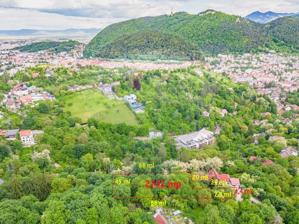 Teren 2,702mp Brasov / Proprietate imobiliară de lux Comision 0%