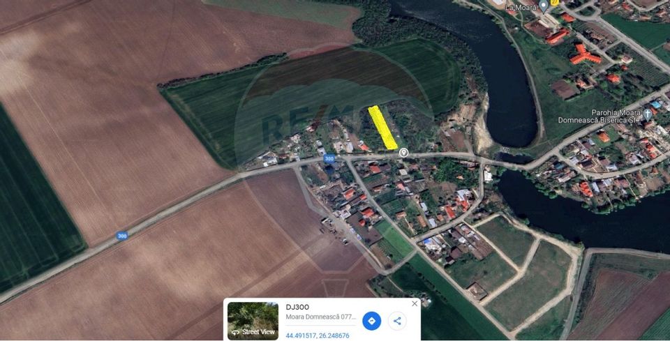 Land plot 1.580sqm built-up area in Moara Domneasca