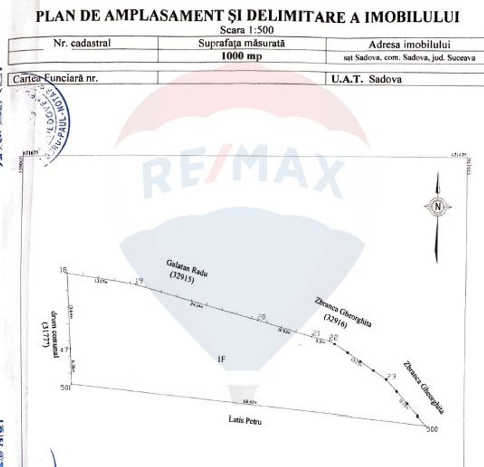 Land 5,328sqm Sadova / Strada Latiseni