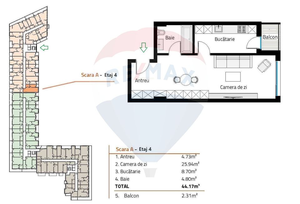 1 room Apartment for sale, Sopor area