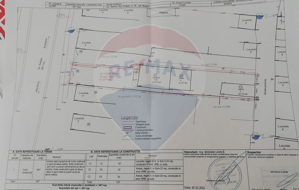 CASA 3 CAMERE LA PRET DE APARTAMENT | 347 MP TEREN | RASNOV