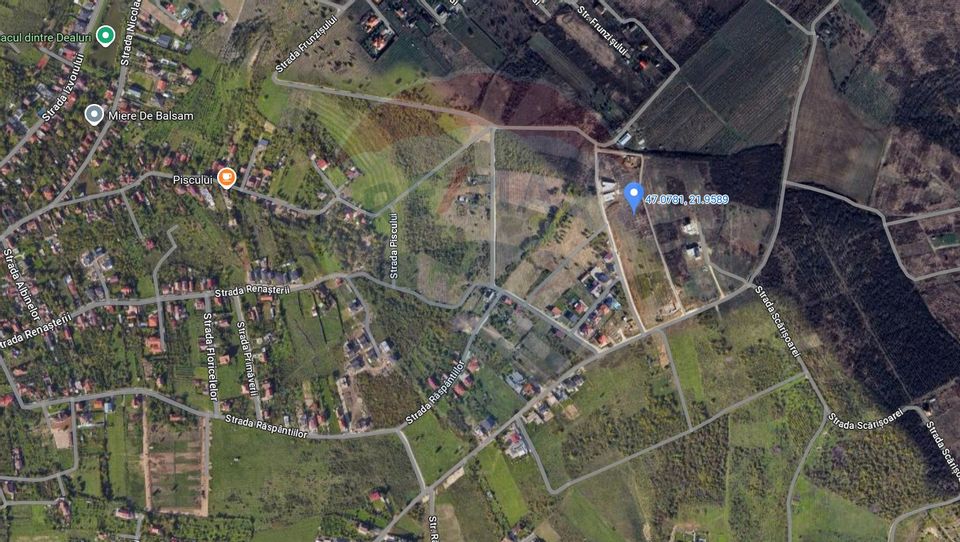 Teren de vânzare, 709mp, Oradea / Strada Colinelor