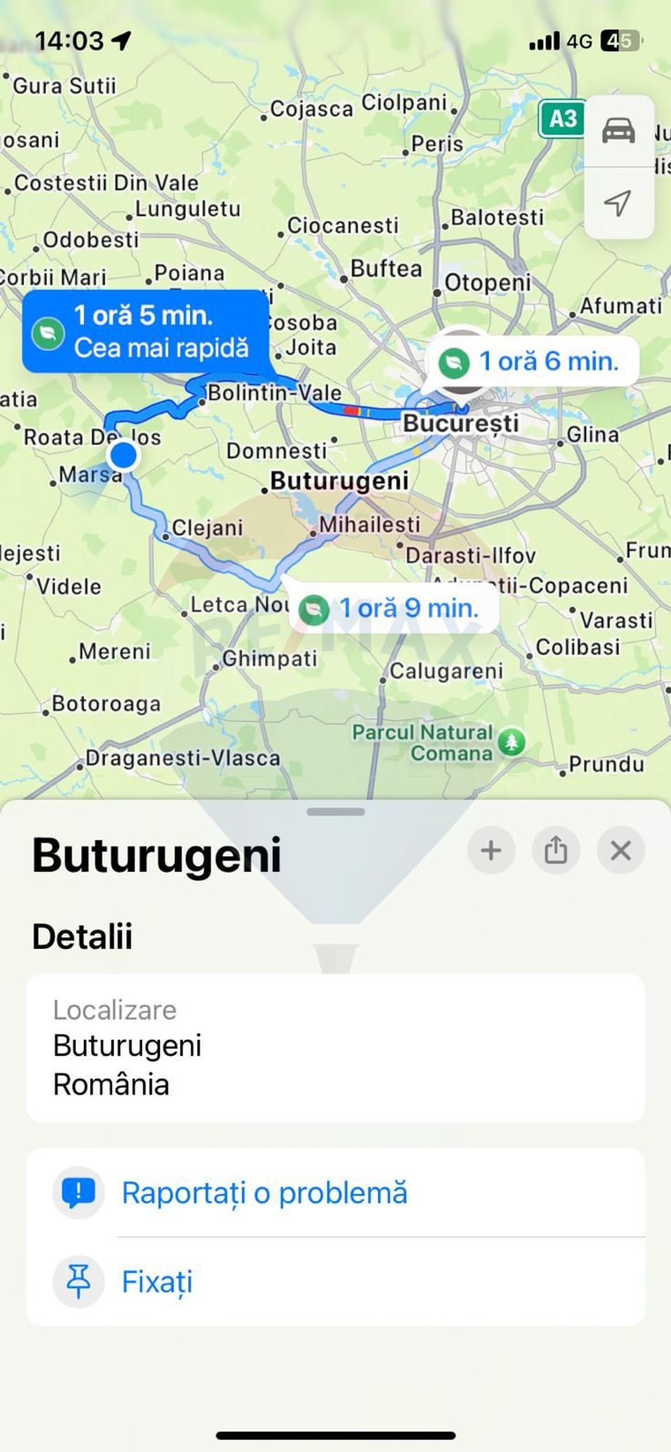 Teren cu hală, Bucsani, Crevedia / DN 61 (A1, A0) 40 Km de București