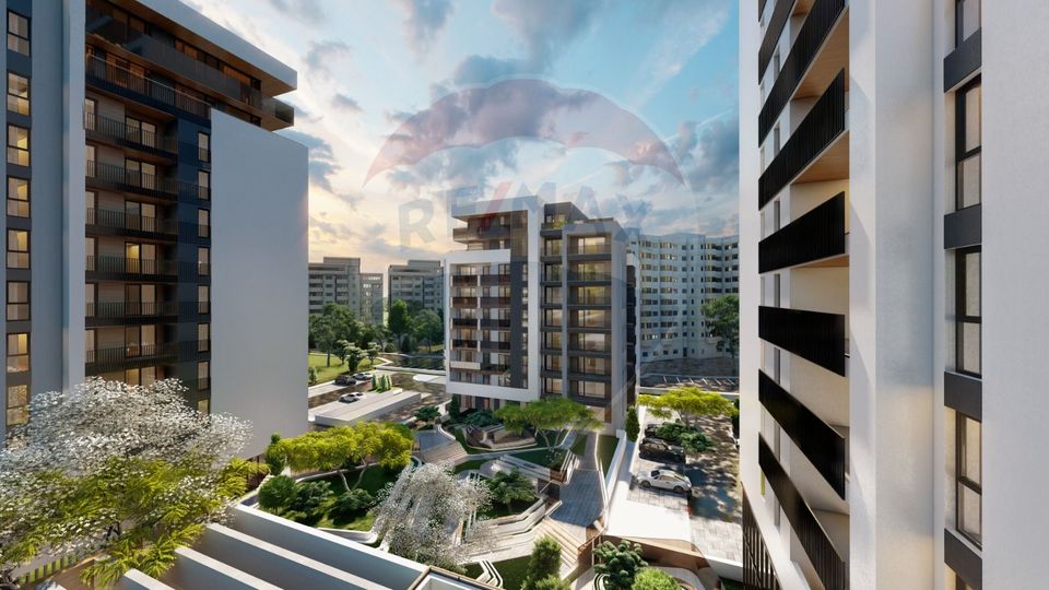 Apartament cu 2 camere, Cosmopolit