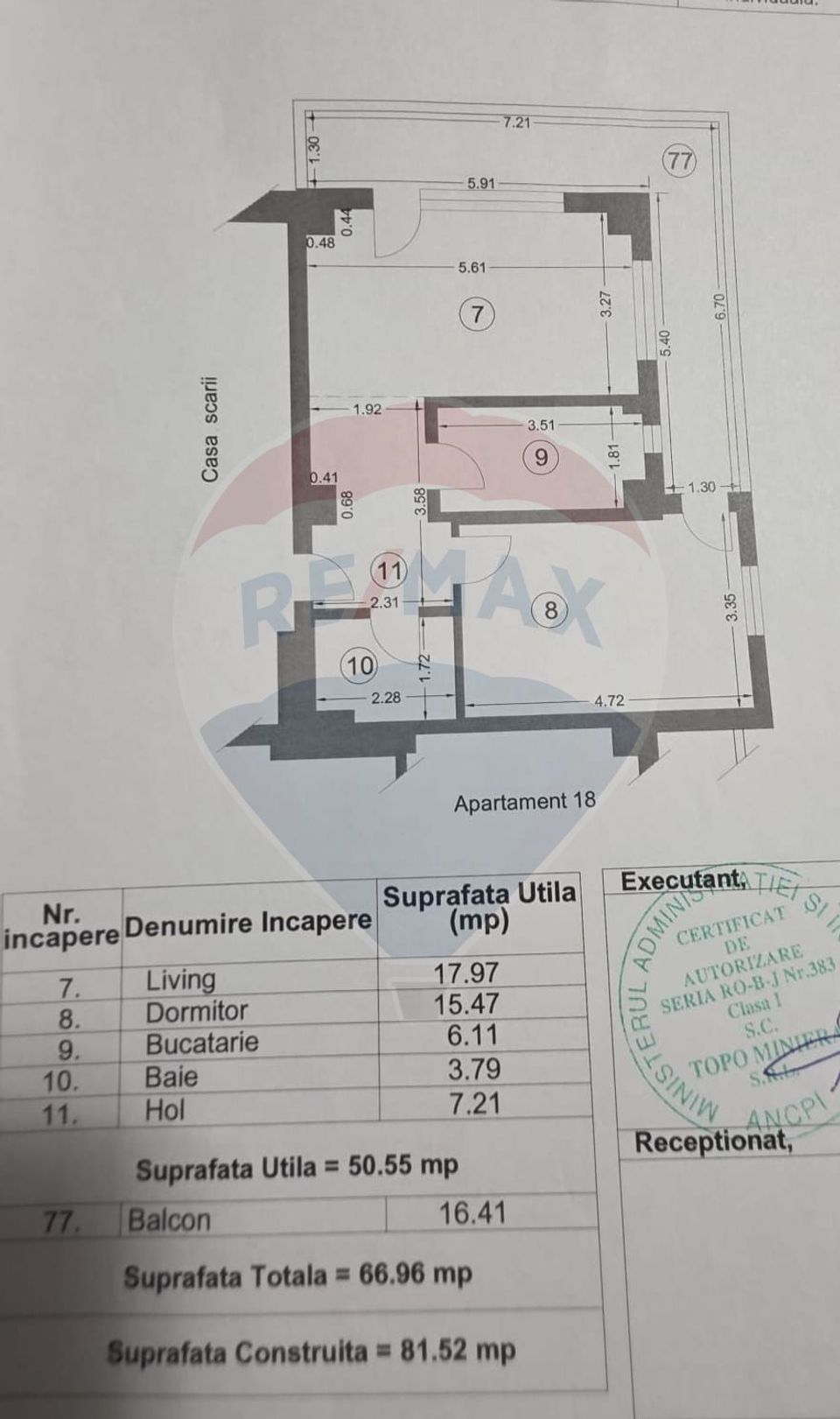 2 room Apartment for sale, Nord area