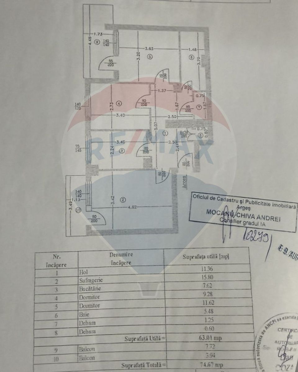 3 room Apartment for sale, Central area