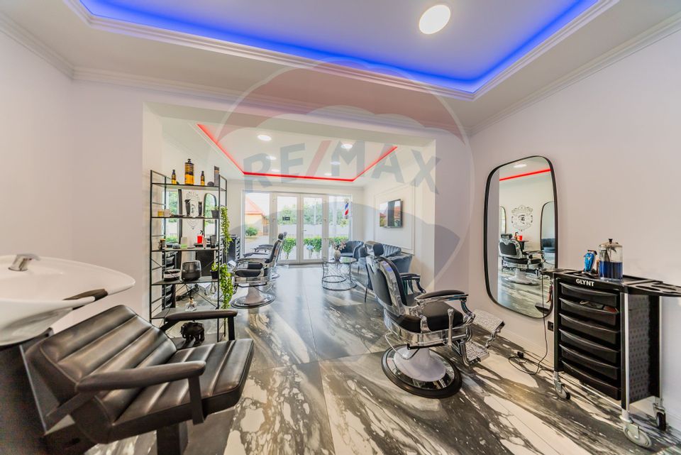 Barber shop complet echipat – funcțional imediat, Micalaca