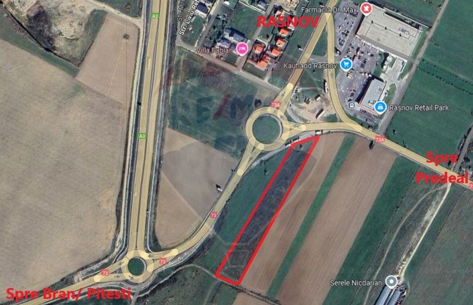 Land 5,800sqm Rasnov / DN 73