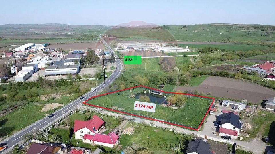 Teren Ilisesti  cu Iaz 5174 mp/ Strada Principala